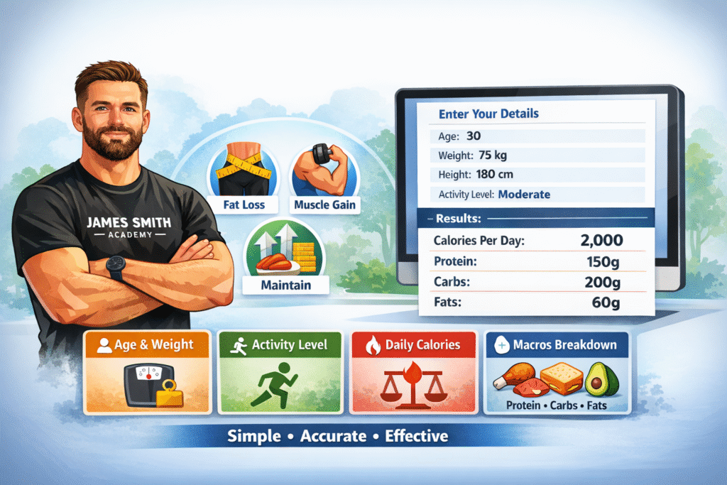 Home 1 The James Smith calculator is a useful tool for planning nutrition.